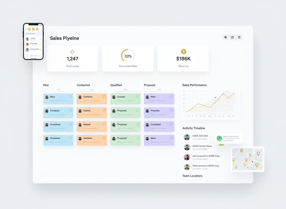 Clienox CRM Dashboard